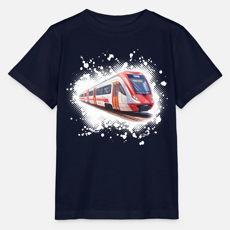 S-Bahn - Splash - T-shirt bio MINI CREATOR Stanley/Stella Enfant - marine