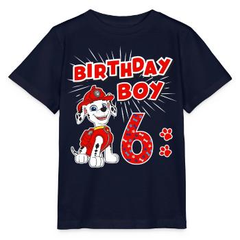 La Pat' Patrouille Anniversaire 6 Ans Marshall - T-shirt bio MINI CREATOR Stanley/Stella Enfant - marine - Devant - Kain (125cm)