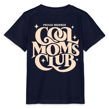Cool Moms Club - Stanley/Stella Kinder T-Shirt MINI CREATOR  - Navy - Vorne - Kain (125cm)