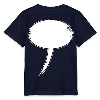 Sprechblasen-Skizze Outline - Stanley/Stella Kinder T-Shirt MINI CREATOR  - Navy - Vorne - Kain (125cm)