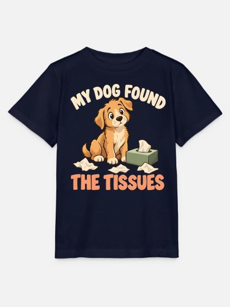 Der Hund fand die Taschentücher - Stanley/Stella Kinder T-Shirt MINI CREATOR  - Navy