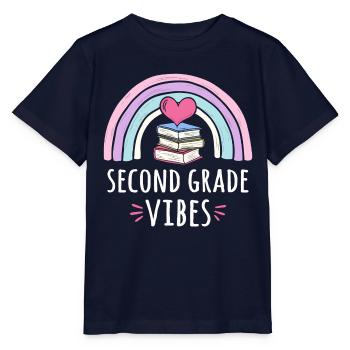 Zweite Klasse Stimmung - Stanley/Stella Kinder T-Shirt MINI CREATOR  - Navy - Vorne - Kain (125cm)