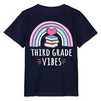 Ambiance de troisième classe - T-shirt bio MINI CREATOR Stanley/Stella Enfant - marine - Devant - Kain (125cm)