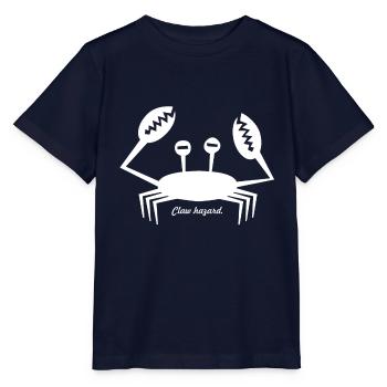 CRACX "Claw hazard" | Krebs/Krabbe - Stanley/Stella Kinder T-Shirt MINI CREATOR  - Navy - Vorne - Kain (125cm)