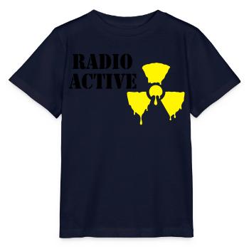 radioactif - T-shirt bio MINI CREATOR Stanley/Stella Enfant - marine - Devant - Kain (125cm)