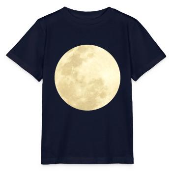 moon - Stanley/Stella MINI CREATOR Kids’ T-Shirt - navy - Front - Kain (125cm)