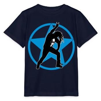 metal_fan_headbanger_112015_a_3c - Stanley/Stella Kinder T-Shirt MINI CREATOR  - Navy - Vorne - Kain (125cm)
