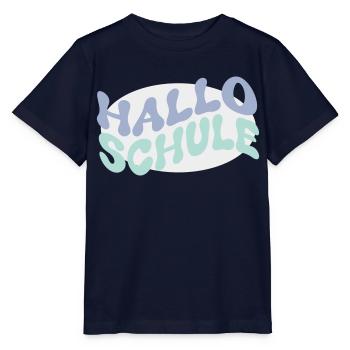 Hallo Schule 1 - Stanley/Stella Kinder T-Shirt MINI CREATOR  - Navy - Vorne - Kain (125cm)