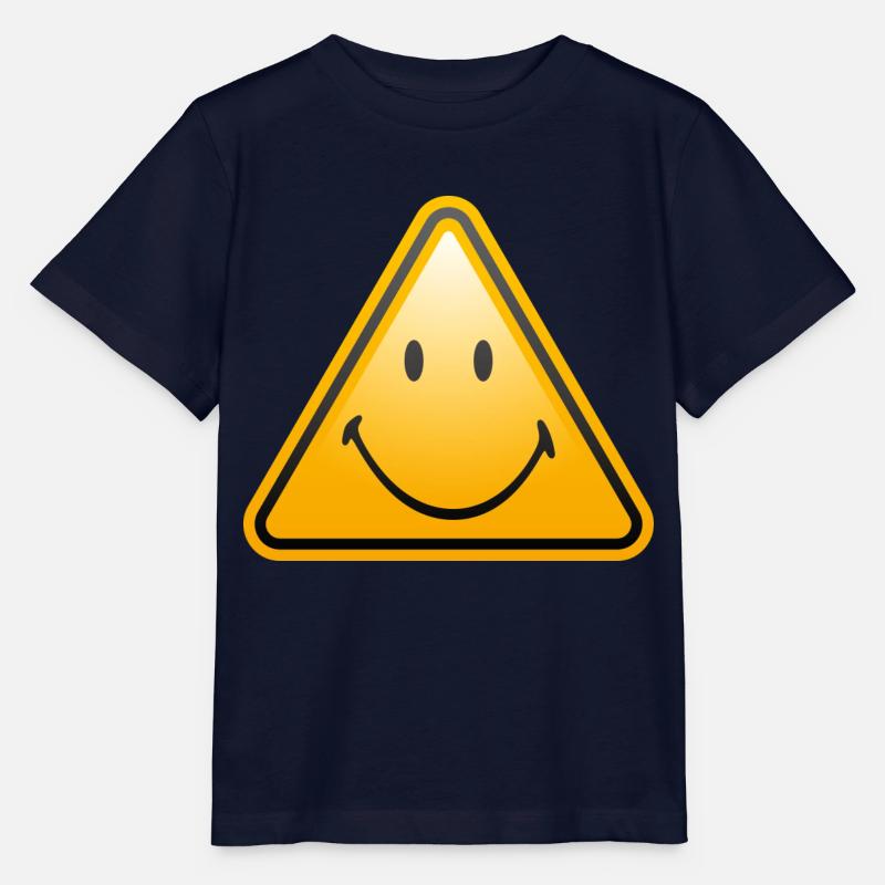 Smiley Shield - Stanley/Stella Kinder T-Shirt MINI CREATOR  - Navy