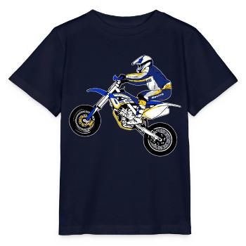 Supermoto - Stanley/Stella Kinder T-Shirt MINI CREATOR  - Navy - Vorne - Kain (125cm)