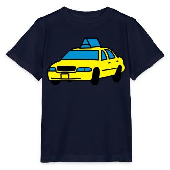 Taxi - Stanley/Stella Kinder T-Shirt MINI CREATOR  - Navy - Vorne - Kain (125cm)