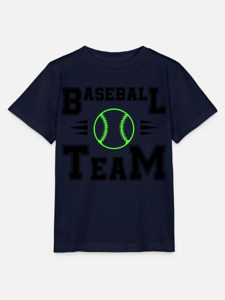 baseball team - Stanley/Stella Kinder T-Shirt MINI CREATOR - Navy