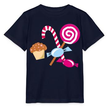 Candy - Stanley/Stella MINI CREATOR Kids’ T-Shirt - navy - Front - Kain (125cm)