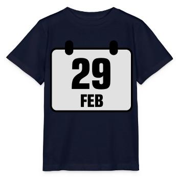 29 februar jahrestag geburtstag 2c - Stanley/Stella Kinder T-Shirt MINI CREATOR  - Navy - Vorne - Kain (125cm)