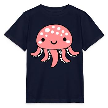 suesser tintenfisch - Stanley/Stella Kinder T-Shirt MINI CREATOR  - Navy - Vorne - Kain (125cm)