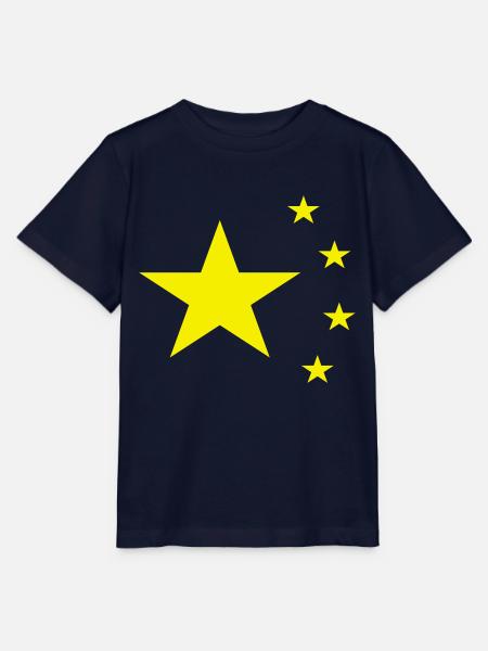 Chinesische Sterne - China Stars - Stanley/Stella Kinder T-Shirt MINI CREATOR  - Navy
