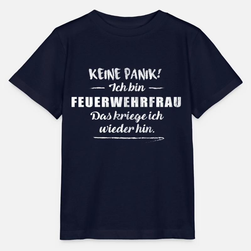Feuerwehrfrau - Stanley/Stella Kinder T-Shirt MINI CREATOR  - Navy