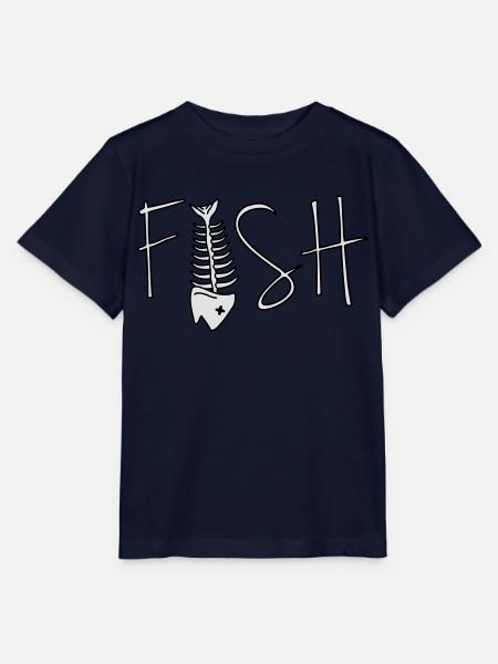 Fish - Stanley/Stella Kinder T-Shirt MINI CREATOR  - Navy