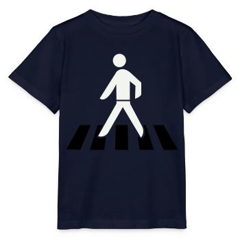 Franchissement du passage piéton - T-shirt bio MINI CREATOR Stanley/Stella Enfant - marine - Devant - Kain (125cm)