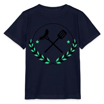 Grillbesteck Grillen - Stanley/Stella Kinder T-Shirt MINI CREATOR  - Navy - Vorne - Kain (125cm)