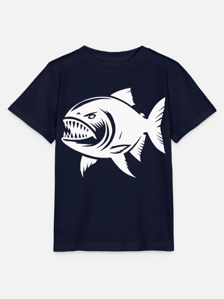 piranha - Stanley/Stella Kinder T-Shirt MINI CREATOR - Navy