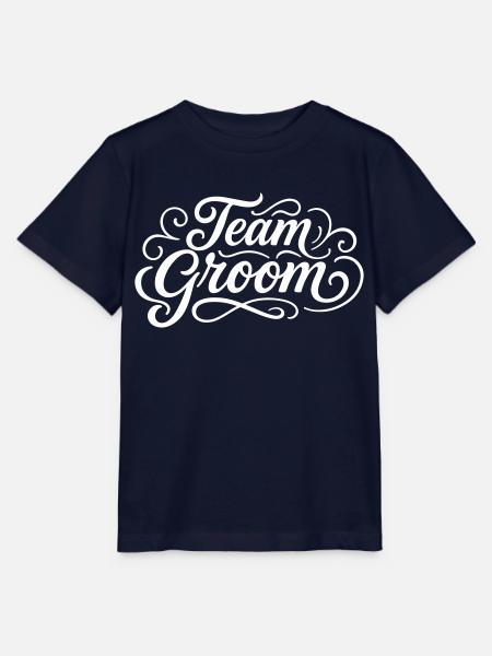 Team Groom - Stanley/Stella Kinder T-Shirt MINI CREATOR - Navy