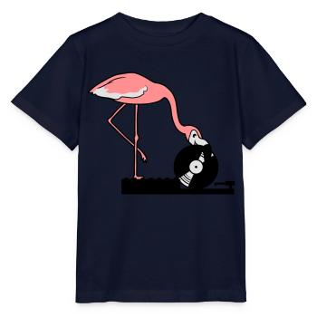 fête de la musique célébrer club disco raccrocher v - T-shirt bio MINI CREATOR Stanley/Stella Enfant - marine - Devant - Kain (125cm)