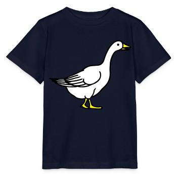 goose - Stanley/Stella Kinder T-Shirt MINI CREATOR  - Navy - Vorne - Kain (125cm)