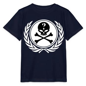 anonymous skull - T-shirt bio MINI CREATOR Stanley/Stella Enfant - marine - Devant - Kain (125cm)