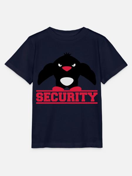 Security Muscle Penguin - Stanley/Stella Kinder T-Shirt MINI CREATOR - Navy