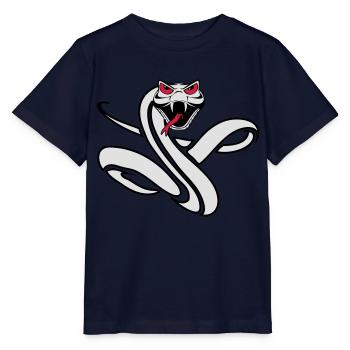 Serpent cool dangereux mal - T-shirt bio MINI CREATOR Stanley/Stella Enfant - marine - Devant - Kain (125cm)