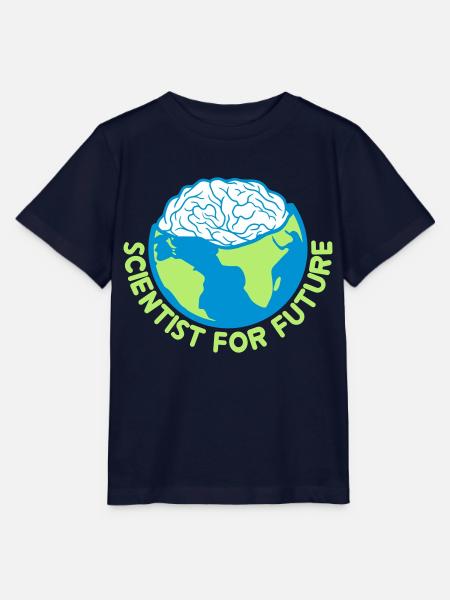 Scientist for Future - Stanley/Stella Kinder T-Shirt MINI CREATOR  - Navy