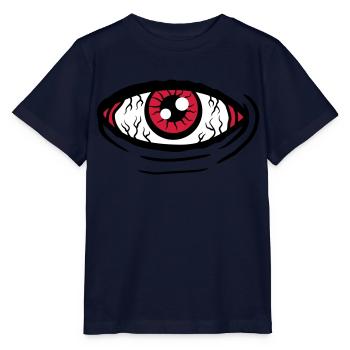Big all-seeing eye - Stanley/Stella MINI CREATOR Kids’ T-Shirt - navy - Front - Kain (125cm)