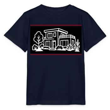 Haus Villa Immobilie - Stanley/Stella Kinder T-Shirt MINI CREATOR  - Navy - Vorne - Kain (125cm)