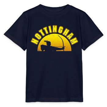 NOTTINGHAM - Stanley/Stella MINI CREATOR Kids’ T-Shirt - navy - Front - Kain (125cm)