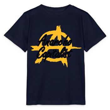 (Anarcho-) Capitalism 2 - Stanley/Stella MINI CREATOR Kids’ T-Shirt - navy - Front - Kain (125cm)