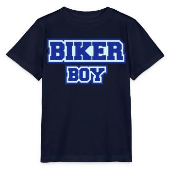 Biker Boy - T-shirt bio MINI CREATOR Stanley/Stella Enfant - marine - Devant - Kain (125cm)