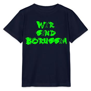 Wir sind BMG in grün - Stanley/Stella Kinder T-Shirt MINI CREATOR  - Navy - Vorne - Kain (125cm)