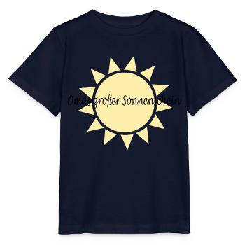 Omas großer Sonnenschein - Stanley/Stella Kinder T-Shirt MINI CREATOR  - Navy - Vorne - Kain (125cm)