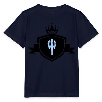Trident Coat of Arms - Stanley/Stella MINI CREATOR Kids’ T-Shirt - navy - Front - Kain (125cm)