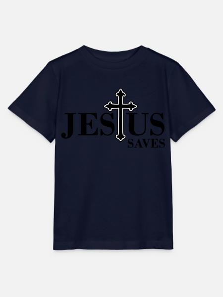 Jesus Rettet - Stanley/Stella Kinder T-Shirt MINI CREATOR  - Navy