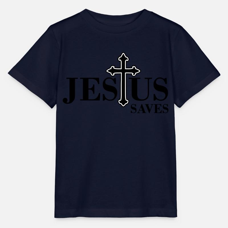 Jesus Rettet - Stanley/Stella Kinder T-Shirt MINI CREATOR  - Navy