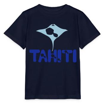 Tahiti manta - Stanley/Stella MINI CREATOR Kids’ T-Shirt - navy - Front - Kain (125cm)