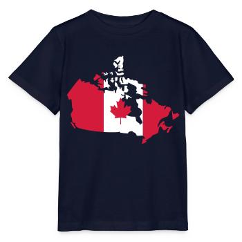 Kanada - Stanley/Stella Kinder T-Shirt MINI CREATOR  - Navy - Vorne - Kain (125cm)