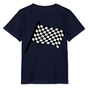 racing_flag - T-shirt bio MINI CREATOR Stanley/Stella Enfant - marine - Devant - Kain (125cm)