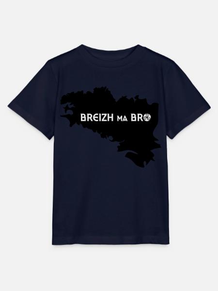 BREIZH MA BRO - Stanley/Stella Kinder T-Shirt MINI CREATOR - Navy