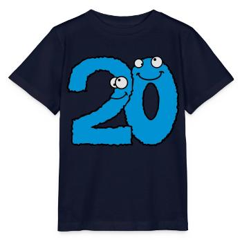 Funny 20 twenty comic monsters - Stanley/Stella MINI CREATOR Kids’ T-Shirt - navy - Front - Kain (125cm)