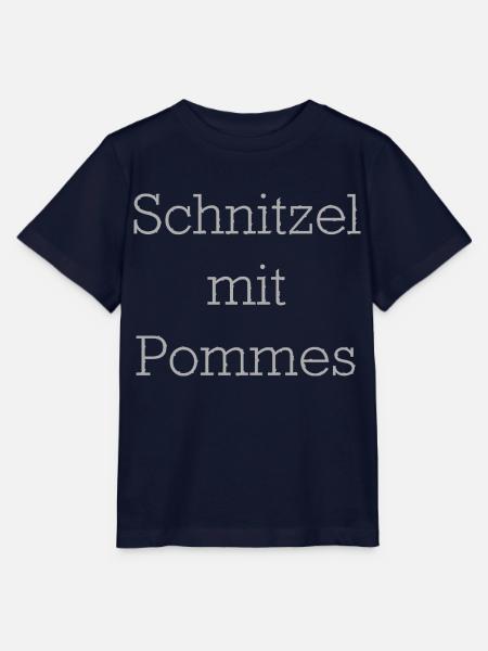 Schnitzel Mit Pommes - Stanley/Stella Kinder T-Shirt MINI CREATOR - Navy