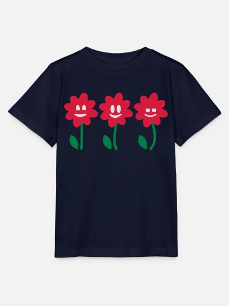 3 Blumen 3 - Stanley/Stella Kinder T-Shirt MINI CREATOR  - Navy