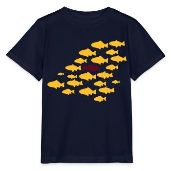 Gegen den Strom Schwimmen - Stanley/Stella Kinder T-Shirt MINI CREATOR  - Navy - Vorne - Kain (125cm)